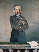 Edouard Manet Portrait of Georges Clemenceau oil painting on canvas